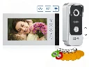 Videoportero a color V7022E-PIC de 7 pulgadas, timbre impermeable de alta calidad, sistema de intercomunicación con cámara para seguridad del hogar.
