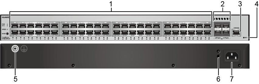 Huawei S1730S-S48T4S-A1 /100/1000BASE-T ports 4xGE SFP ports AC power