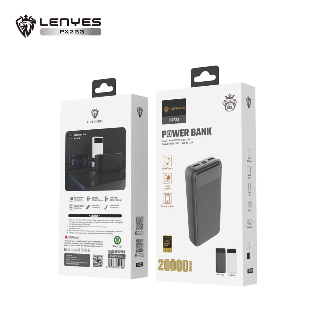LENYES POWER BANK PX233