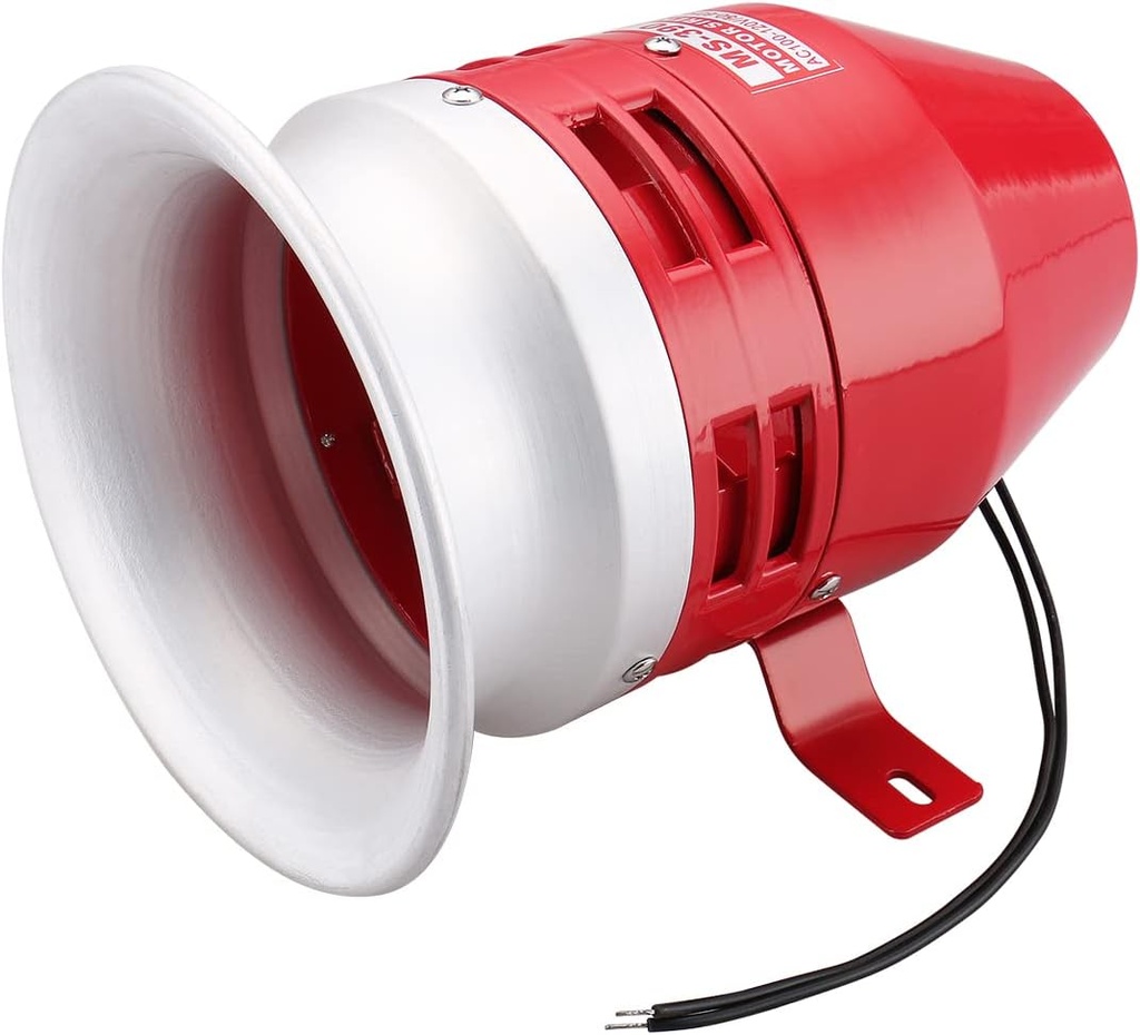 Baomain Motor Horn Siren Buzzer MS-390 AC 220V 1.5A 125DB Decibel Security 
