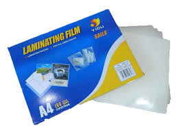 LAMINATING FILM A4 22*310mm 55mic 100sheet A403