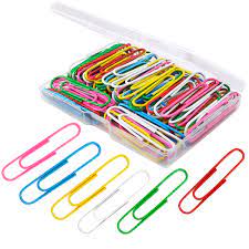 Color paper clips