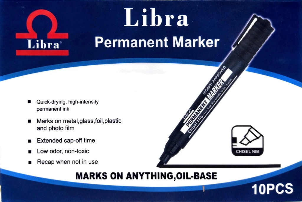 libra permanent marker Black MX-PMC-7-BE
