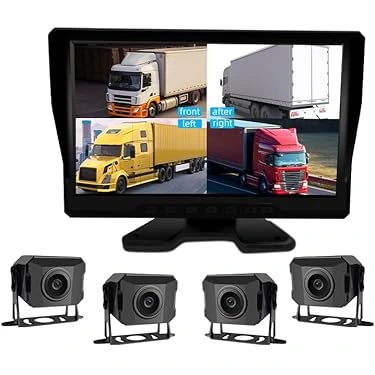 panoramic monitoring recorder for passenger and freight vehicles