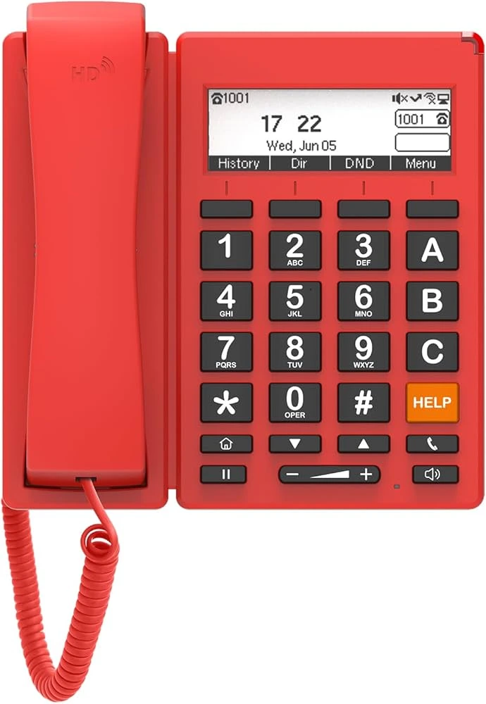 PHILIPS SIMPLE AND RELIABLE AT ALL TIMES CORD 020 RED PHONE