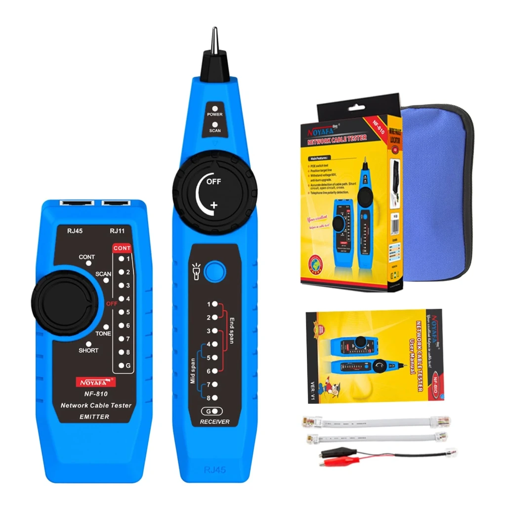 NOYAFA NETWORK CABLE TESTER NF-810
