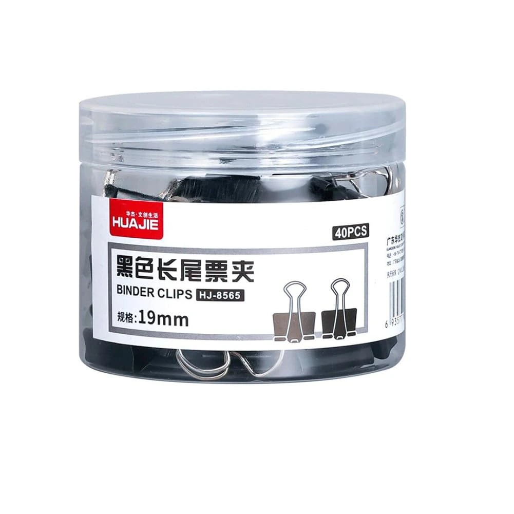 [HJ-8565] BINDER CLIPS 19mm HJ-8565