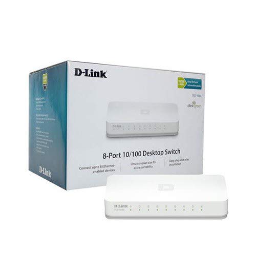 D-LINK 8PORT 10/100 DESKTOP SWITCH