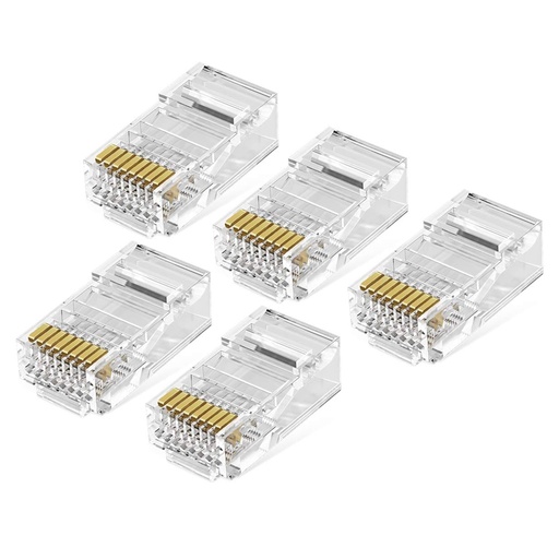 CONNECTORS CAT6 RJ45 GOLD PLATED COPPER SHEET