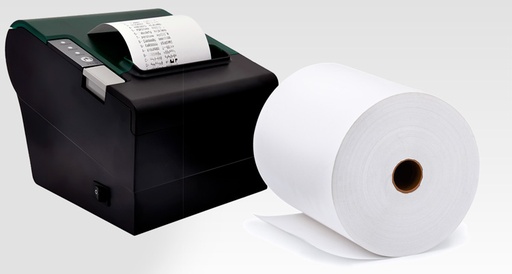 Bobines Papier thermique pour EPSON TM-T20II SERIES et WELQUIC, recharge standard TPV rouleau 80X80X12 mm 50g